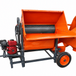 Multicrop thresher machine for rice sorghum and soybeans