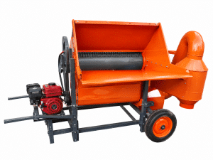 Multicrop thresher machine for rice sorghum and soybeans